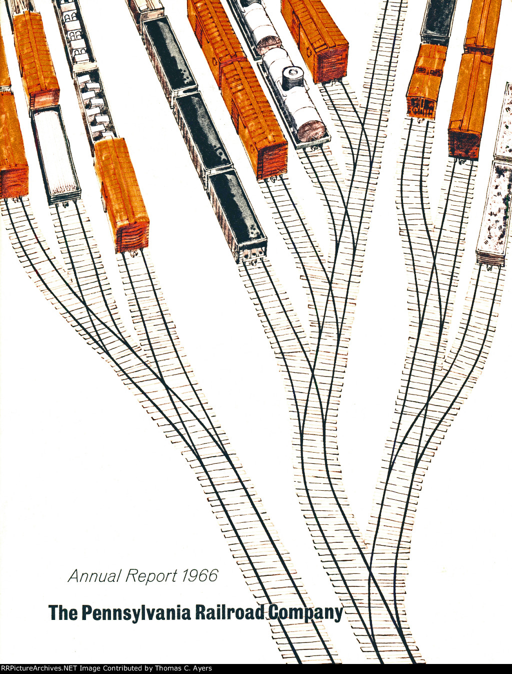 PRR Annual Report Color Cover ~ 1966